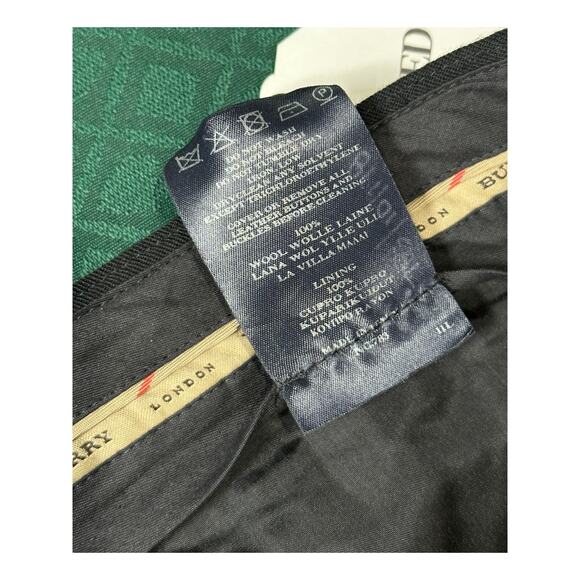Burberry Wool Lined Black Trousers Women’s Size 6 Excellent - Picture 5 of 7